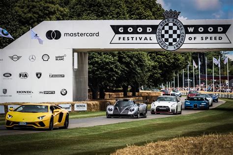 Festival of speed at goodwood - Festival of Speed. 11 - 14 July 2024. Gates open 0700hrs. Goodwood House, Chichester, West Sussex, PO18 0PX. The world's greatest celebration of motorsport and car culture. Buy Tickets. 